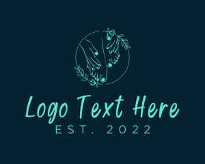 Hand Care - Hand Feet Spa logo design