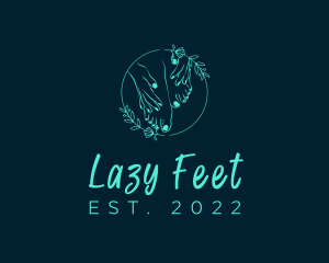 Hand Feet Spa logo design