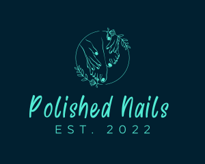 Nails - Hand Feet Spa logo design