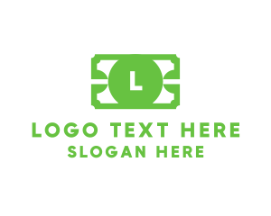 License - Money Ticket Voucher logo design