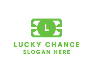 Lottery - Money Ticket Voucher logo design