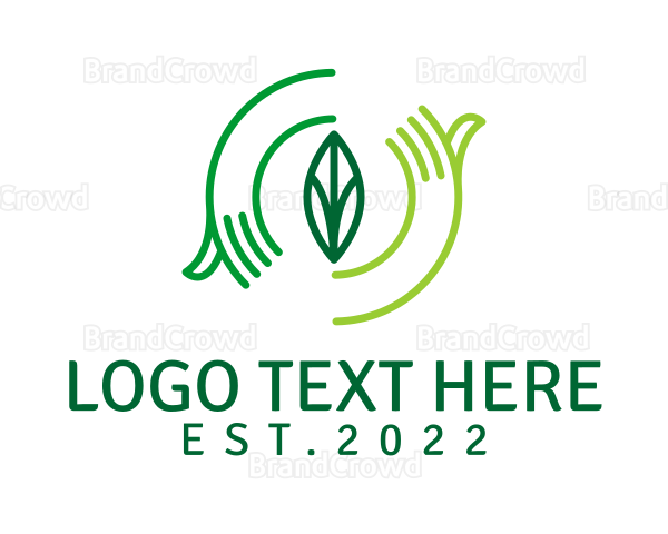 Organic Leaf Gardening Logo