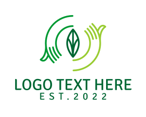 Agricultural - Organic Leaf Gardening logo design