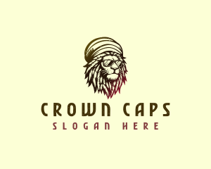 Headwear - Reggae Lion Dreadlocks logo design