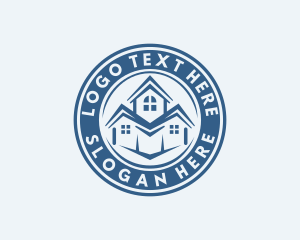 Roofer - Town House Roofing logo design