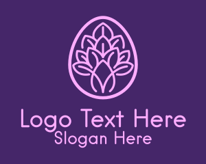 Purple Easter Plant  Logo