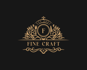 Fine Dining Kitchen Restaurant logo design