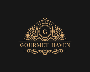 Fine Dining Kitchen Restaurant logo design