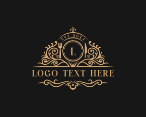 Dish - Fine Dining Kitchen Restaurant logo design