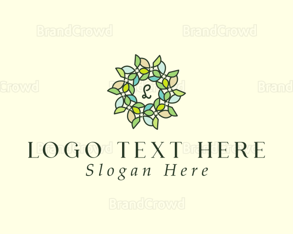 Decorative Flower Lantern Logo