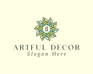 Decorative Flower Lantern logo design