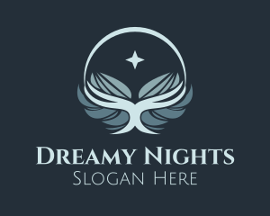 Sleepwear - Star Glowing Wings logo design