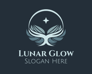 Star Glowing Wings logo design