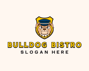 Animal Bulldog Security logo design