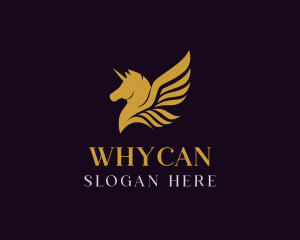 Luxury Pegasus Wings Logo