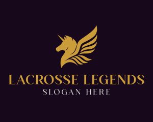 Luxury Pegasus Wings logo design