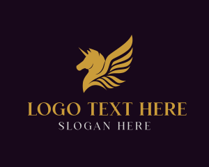 Legend - Luxury Pegasus Wings logo design