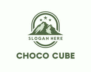 Rustic Mountain Camping  Logo