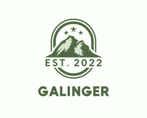 Trekking - Rustic Mountain Camping logo design