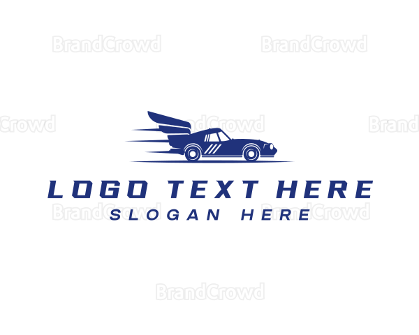 Race Car Dealership Logo