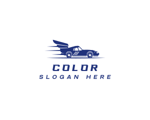 Race Car Dealership Logo