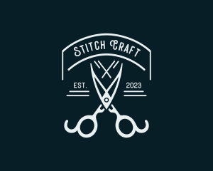 Tailoring - Tailoring Styling Shears logo design