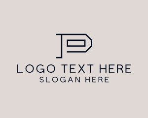 Studio - Generic Company Letter P logo design