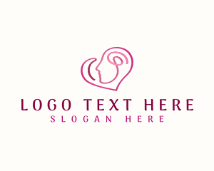 Emotion - Human Brain Heart logo design