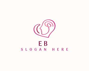 Emotion - Human Brain Heart logo design