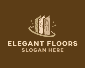 Flooring - Wooden Floor Parquet logo design