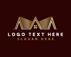 Architecture - Roofing Real Estate Builder logo design