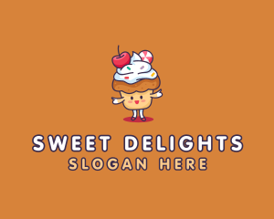 Cupcake - Cupcake Bakery Dessert logo design