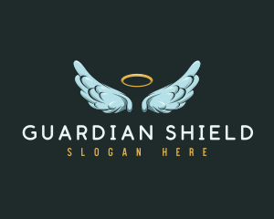 Religious Angel Wings logo design