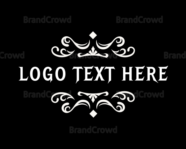 Elegant Gothic Ornament Logo