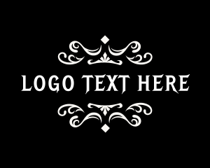 Interment - Elegant Gothic Ornament logo design