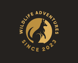 Wildlife Kangaroo Animal logo design