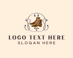 Vintage - Fashion Boots Shoes logo design