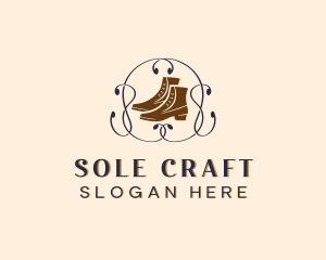 Shoemaking - Fashion Boots Shoes logo design