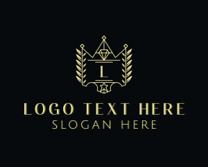 Law Firm - Diamond Star Shield logo design