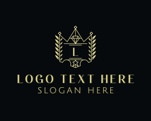 Regal - Diamond Star Shield logo design