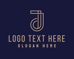 Organization - Generic Business Monoline Letter J logo design