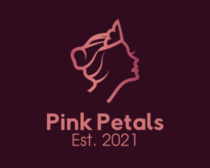 Pink Princess Ballerina logo design