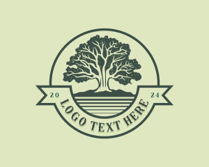 Park - Tree Garden Park logo design