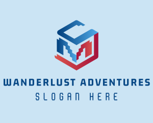 Icon - Modern Cube Pixel Company logo design