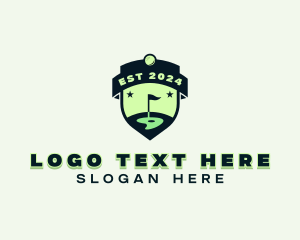 Golfer - Golf Championship League logo design