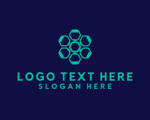 Web - Geometric Web Developer logo design