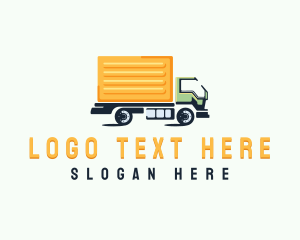 Shipping - Logistics Delivery Truck logo design