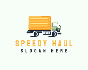 Logistics Delivery Truck logo design