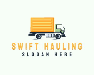 Hauling - Logistics Delivery Truck logo design