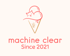 Ice Cream - Cat Ice Cream logo design